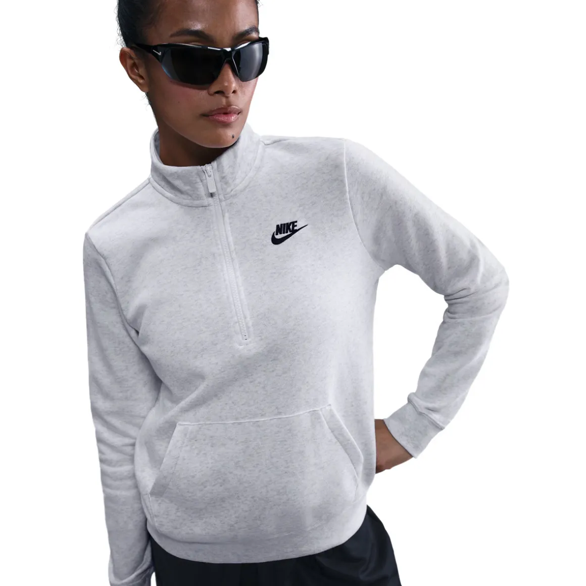 Sportswear Club - Women's Half-Zip Sweater