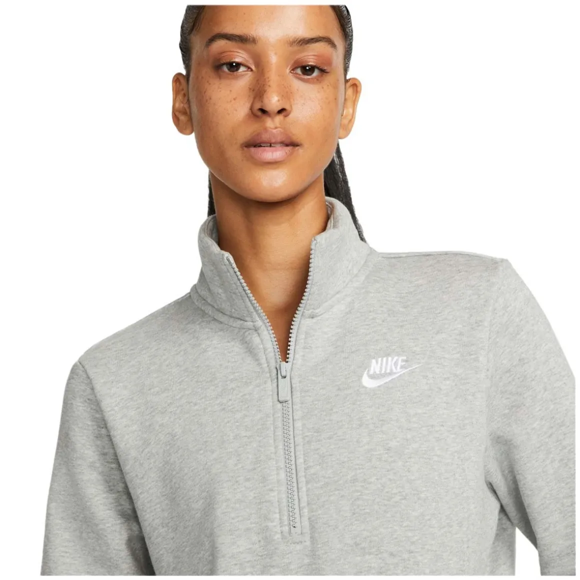 Sportswear Club - Women's Half-Zip Sweater