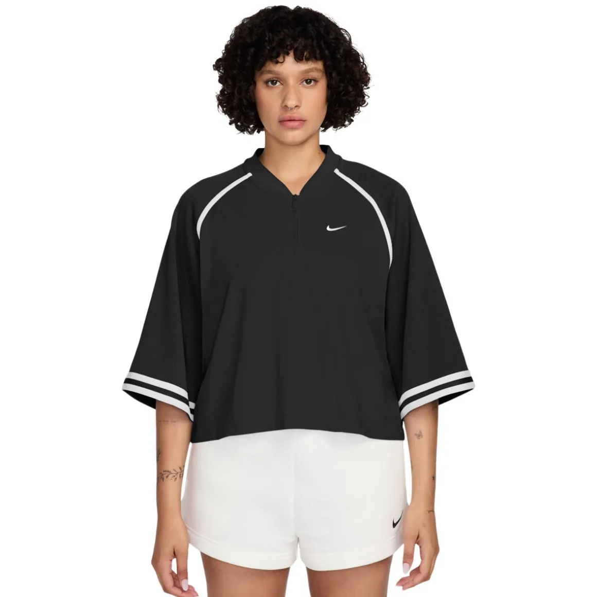 Sportswear Street - Women's Half-Zip Sweater