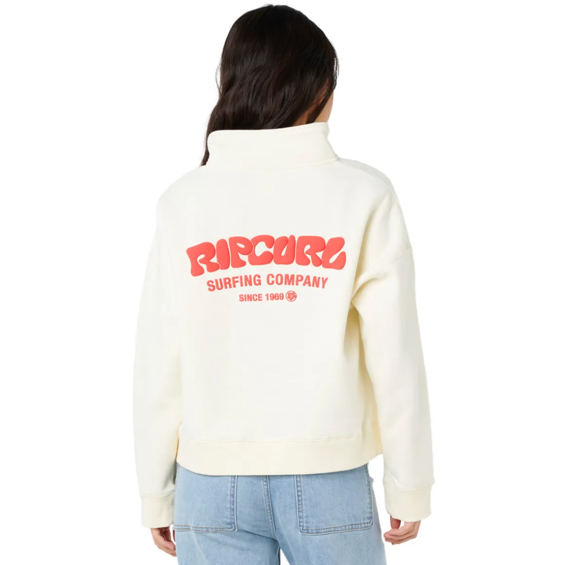 Surf Puff - Women's Quarter-Zip Sweater