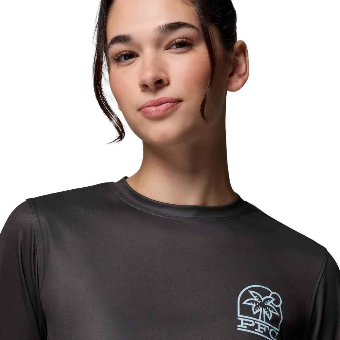Tidal Palm Waves - Women's Long-Sleeved Shirt