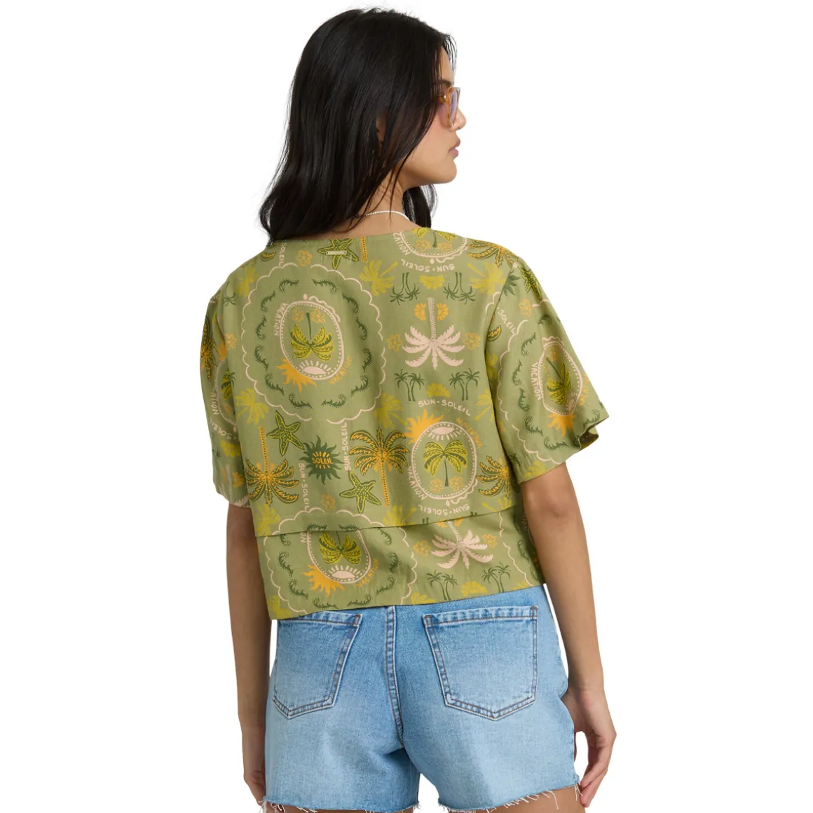 Totally Tropics - Women's Short-Sleeved Shirt