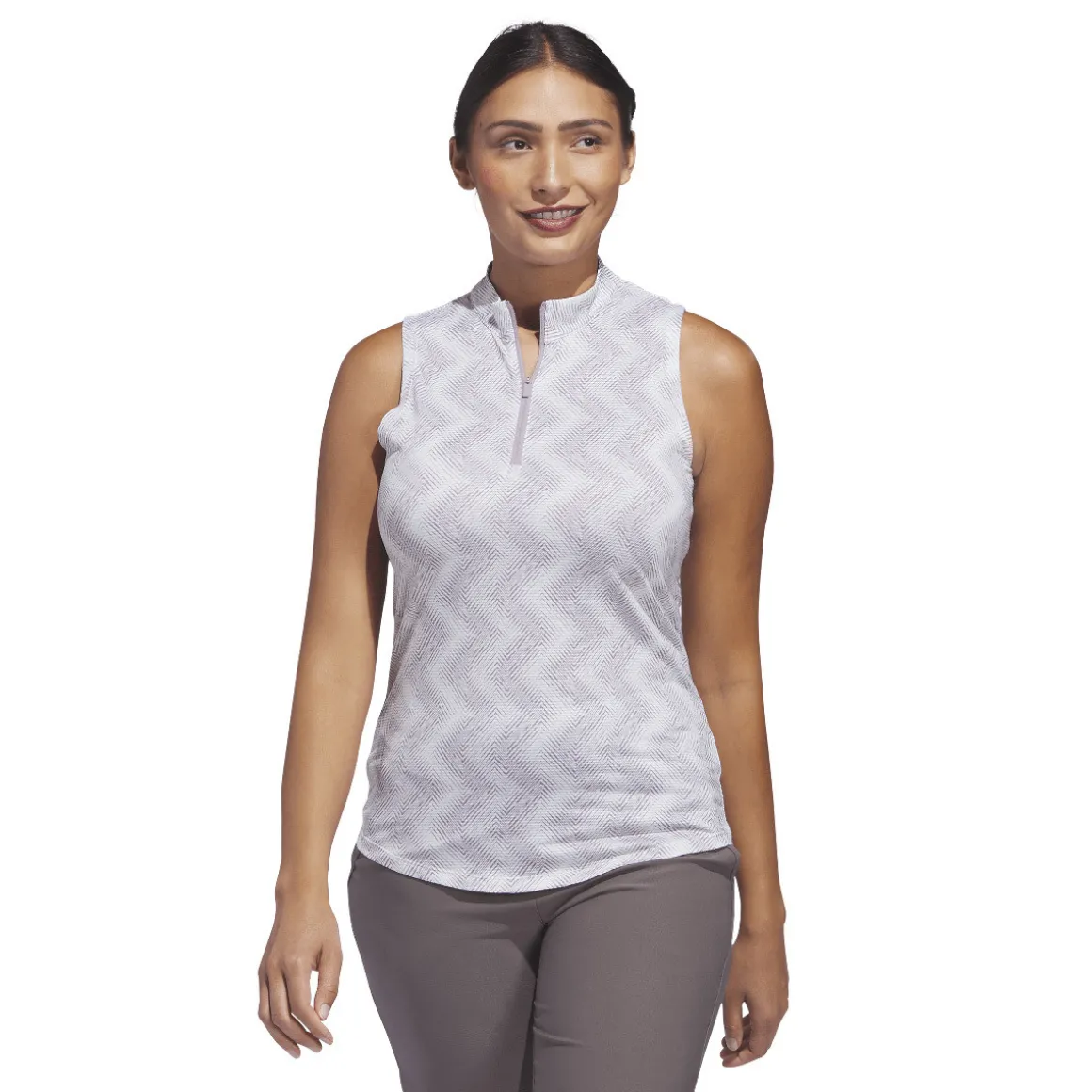 Ultimate365 Ottoman Printed - Women's Sleeveless Golf Polo