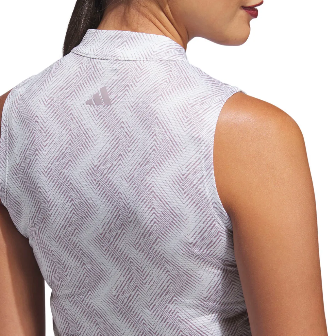 Ultimate365 Ottoman Printed - Women's Sleeveless Golf Polo